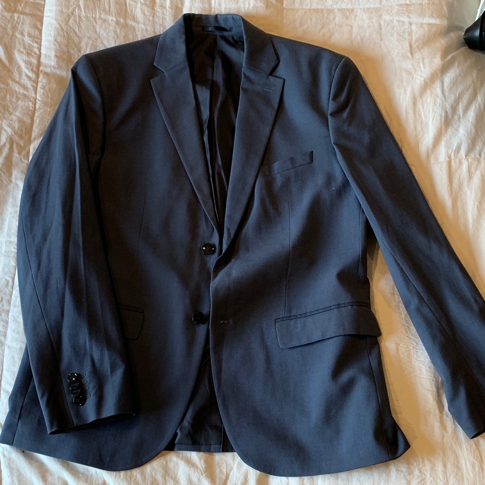 H&M Men's Dark Blue Blazer